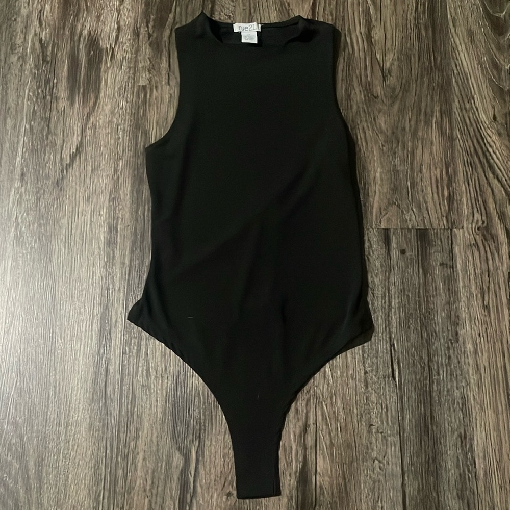 Black Tank Top Body Suit